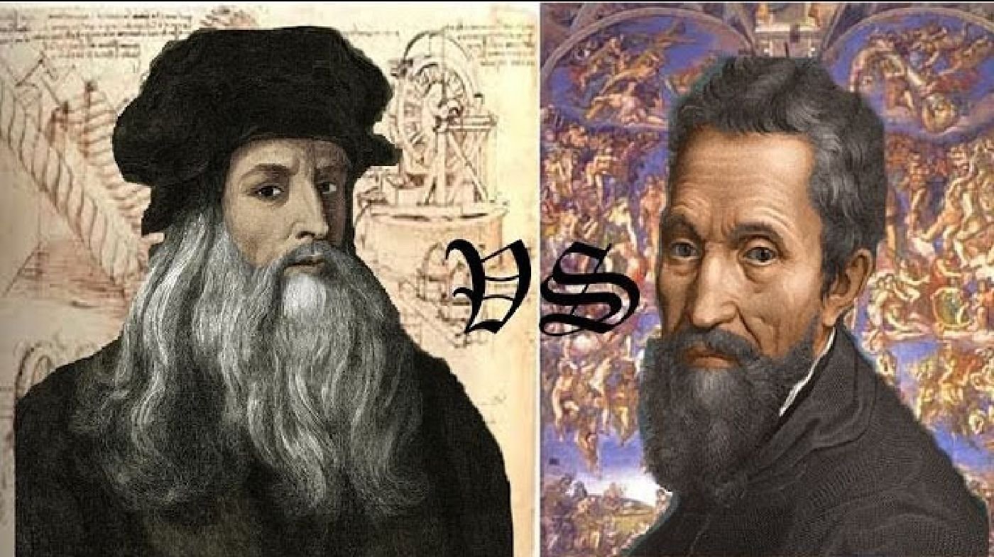 対立する二人のアート Cimabue vs Giotto、Leonardo Da Vinci vs Michelangelo、Caravaggio